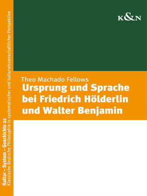 cover image of Ursprung und Sprache bei Friedrich Hölderlin und Walter Benjamin